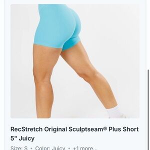 Paragon Fitwear Sculptseam Plus Shorts in Juicy Blue